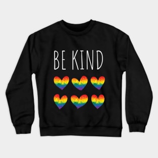 LGBTQ | Be Kind | Pride Gift | Rainbow Gift | LGBTQ Ally | LGBTQ Gift Idea | Love Is Love | Human Crewneck Sweatshirt